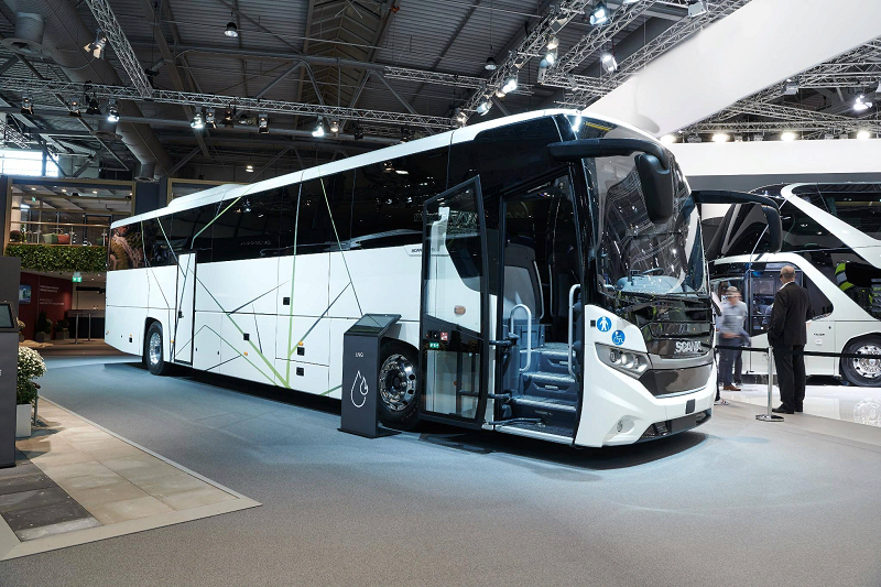 газовый автобус для региональных перевозок